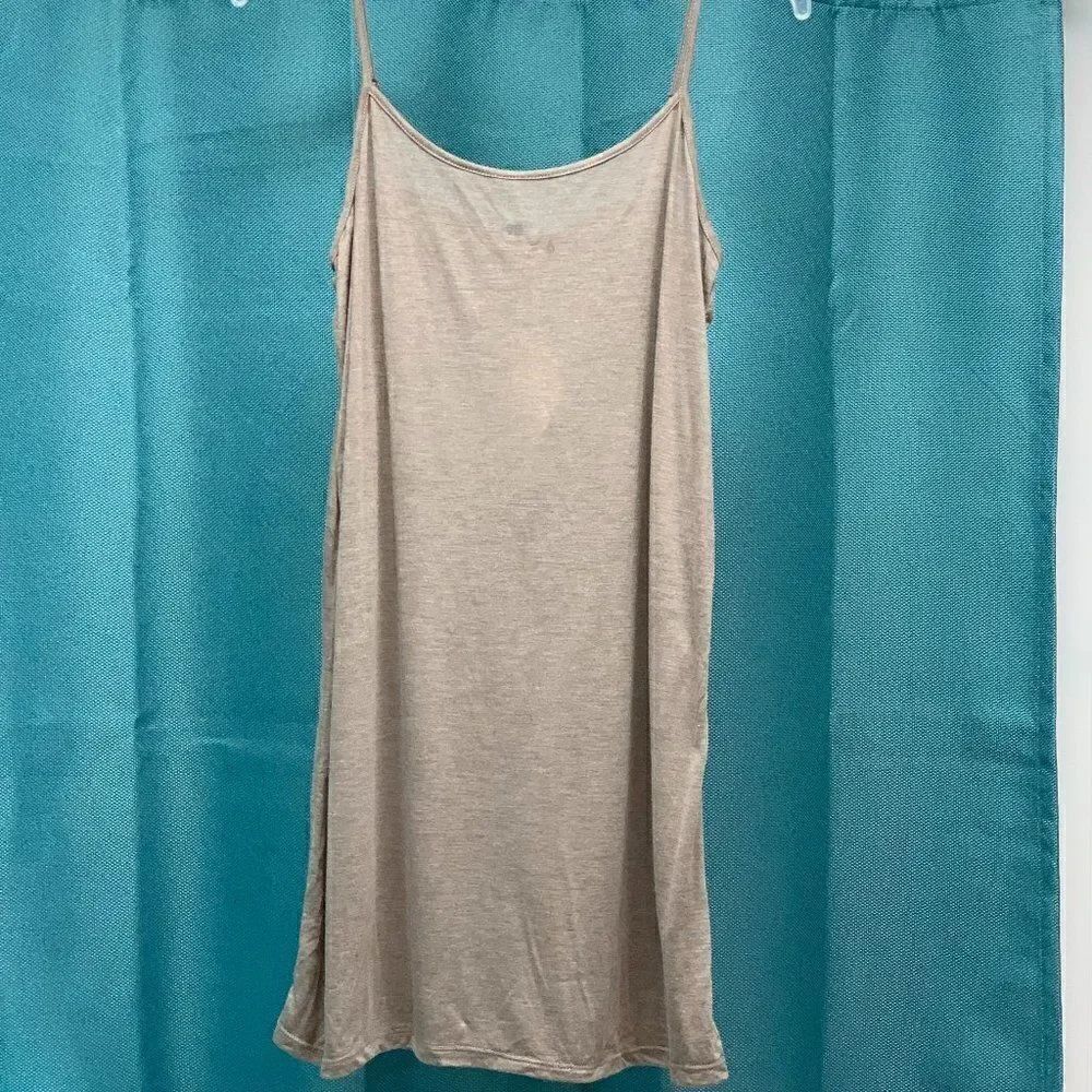NWT Mystree Long Light Brown Tank Top Size Medium